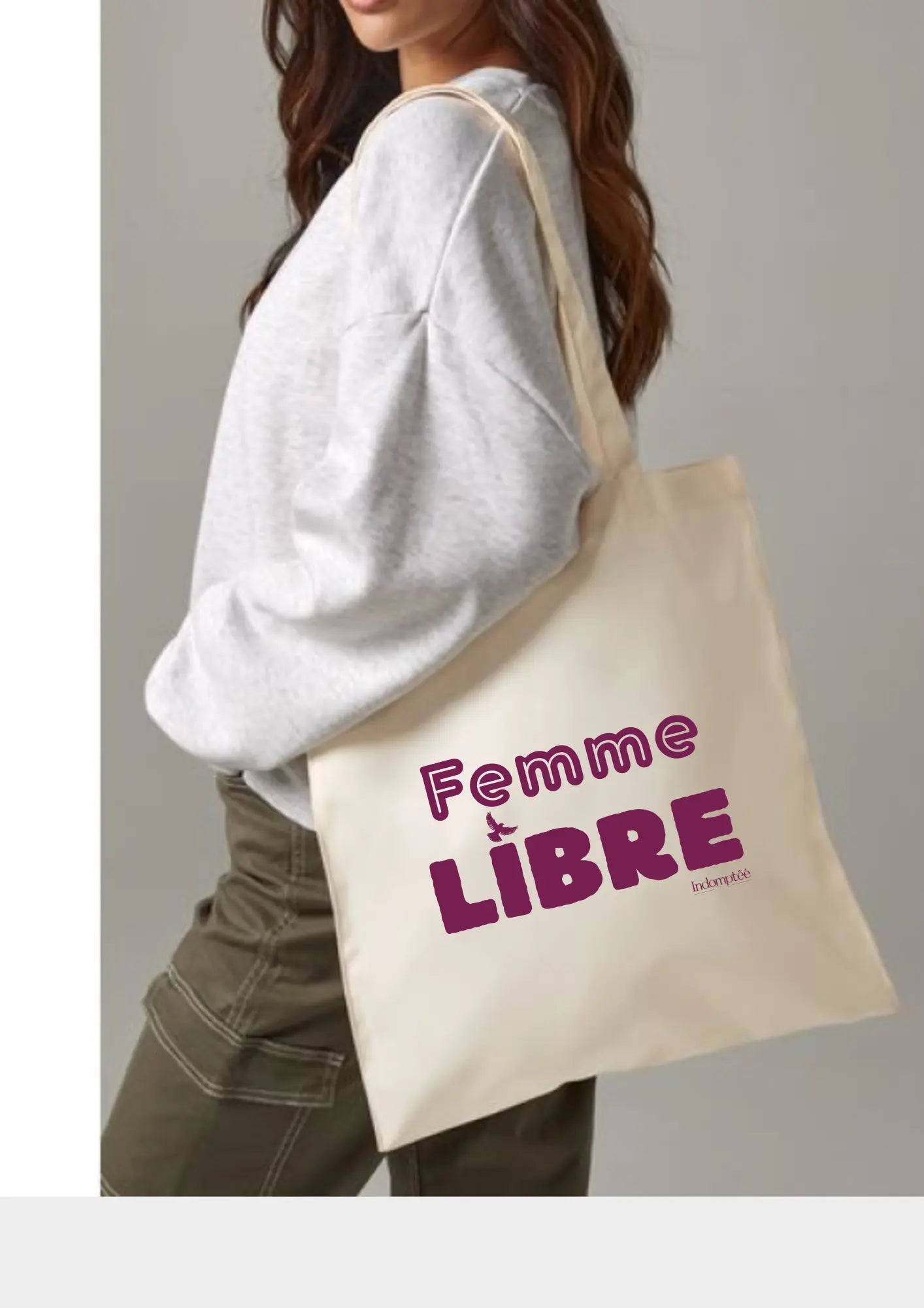 Tote bag "Femme libre" Indomptée